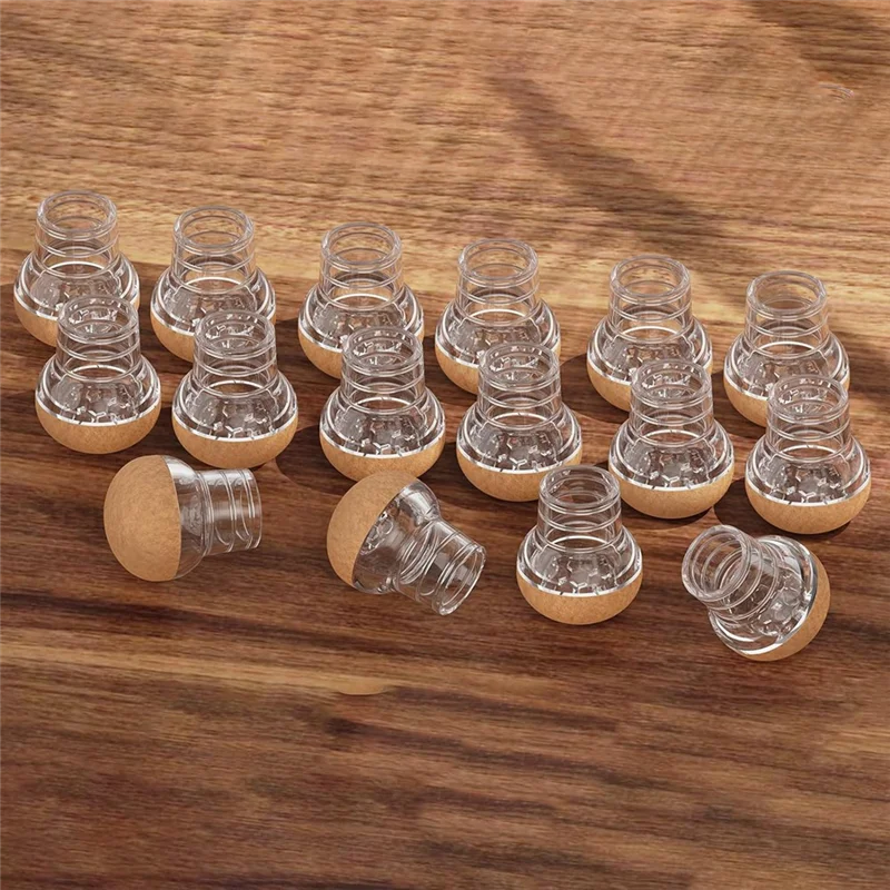 GOOD-Chair Leg Floor Protectors For Hardwood Floors With Felt Pads Covers To Protect Wood Furniture Leg Feet Cup 24Pcs