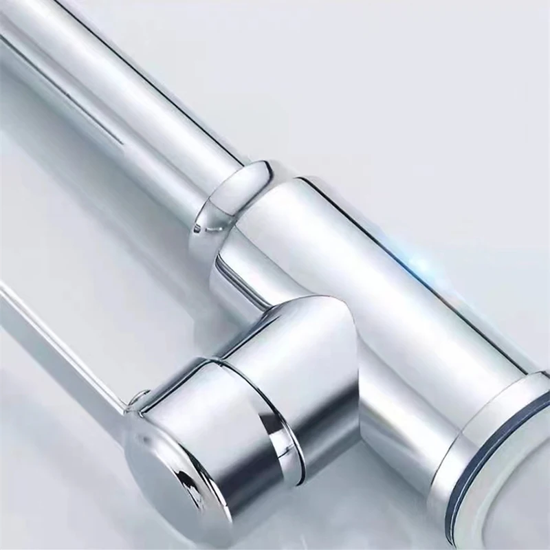 Right Angle Bent Stainless Steel Kitchen Hot and Cold Faucet Splash-proof Vegetable Wash Basin Wash Basin Sink Faucet