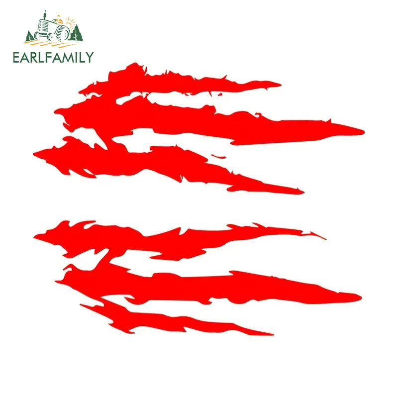 

EARLFAMILY Claw Marks Car Stickers Occlusion Scratch Motorcycle Trunk Windshield Vehicle PVC Decal Waterproof Amusing Car Goods