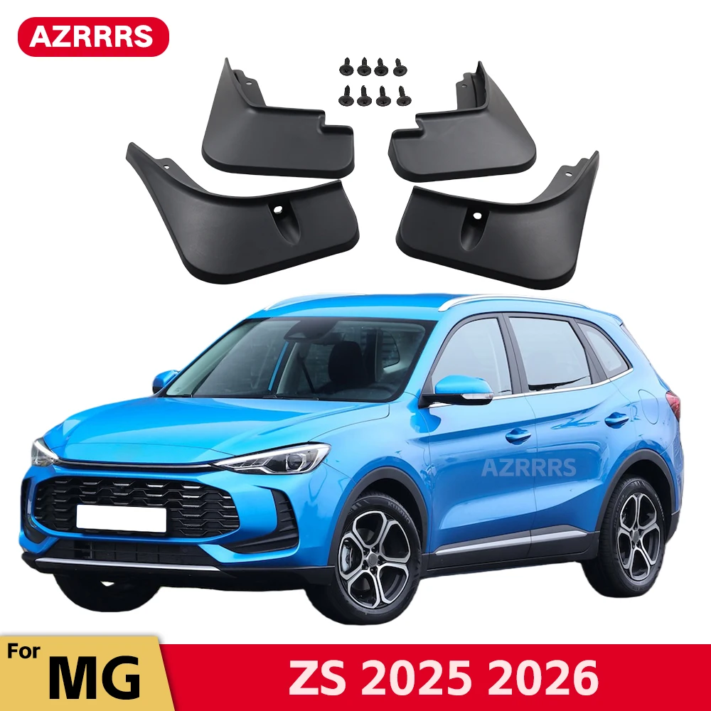 Guardabarros para MG ZS 2025 2026, Protectores Contra Salpicaduras, Guardafangos Delanteros y Traseros, Accesorios para Auto, 4 Piezas