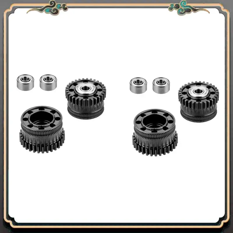 

ASMA-2 комплекта для экструдера Creality K2 Plus, цельнометаллическая приводная шестерня накаливания, высокая твердость, износное покрытие DLC для K2 Plus Gear