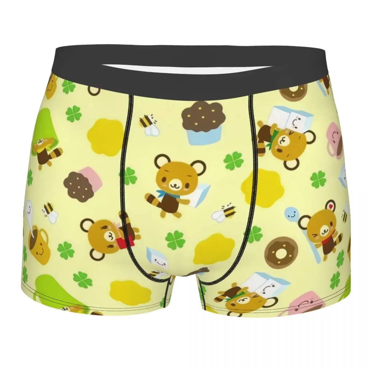 Custom Fashion Cartoon Tenorikuma Sanrio Anime Bear Boxers Shorts Panties Male Underpants Breathable Briefs Underwear