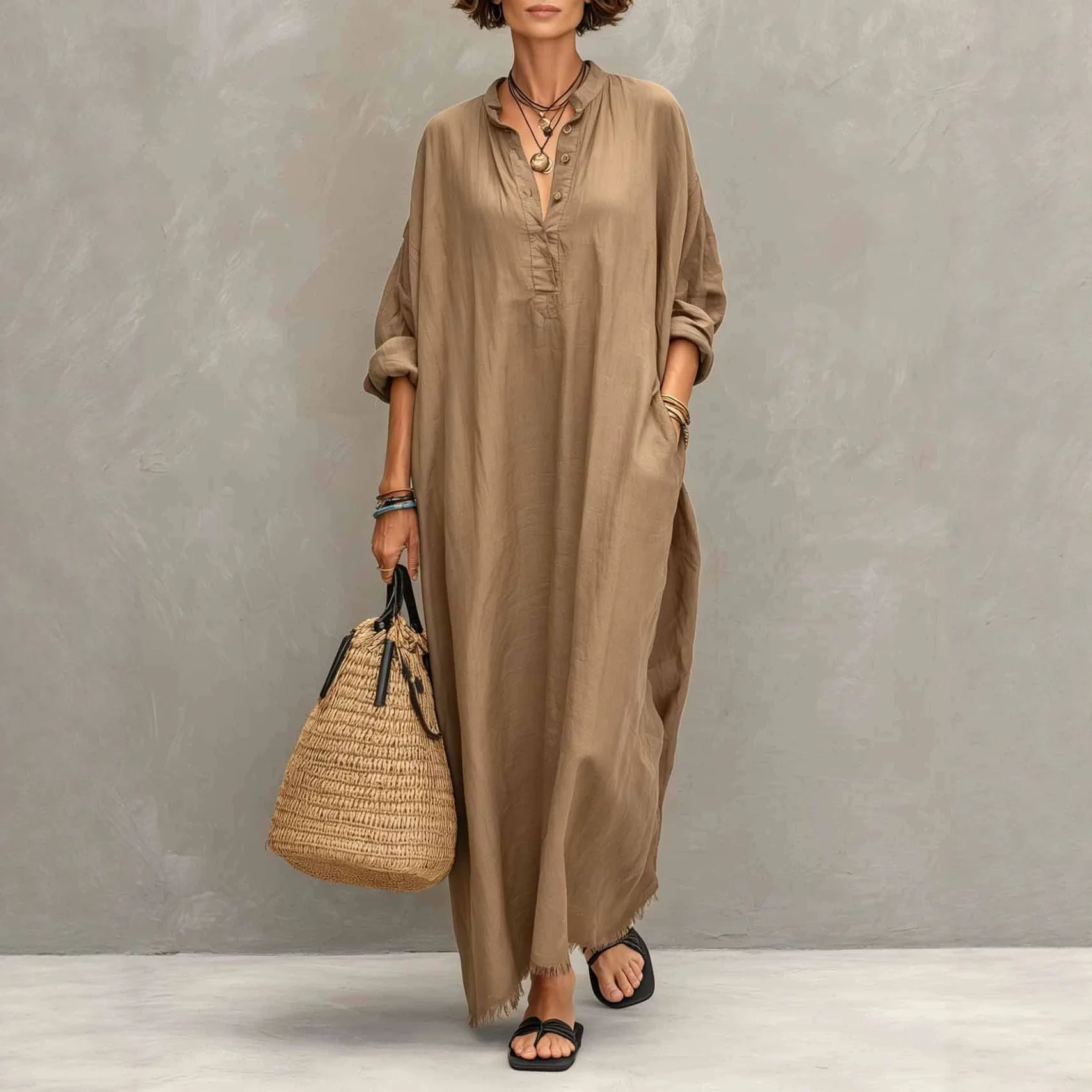 Spring Summer Casual Linen Cotton Dress Dresses with Pockets Matching Set Jumpsuit Overall Playsuit