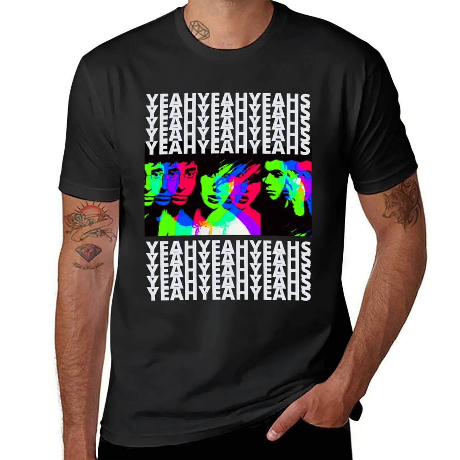 

YEAH YEAH YEAHS POP ART T-Shirt aesthetic clothes oversizeds summer top vintage black t shirts for men