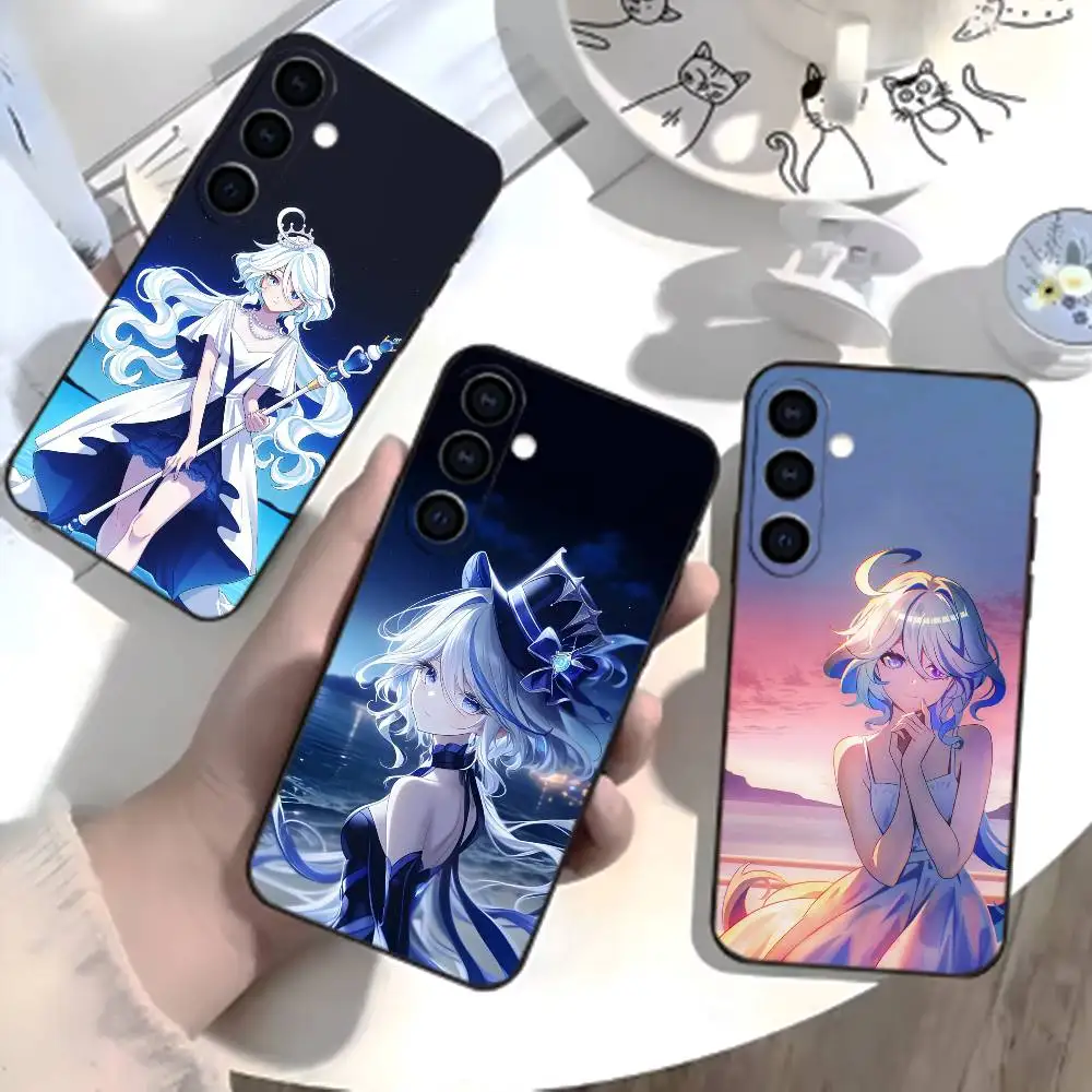 G-Genshin Impact Phone Case For Samsung Galaxy A73,A72,A71,A70,A52,A51 Others Soft Black Cover