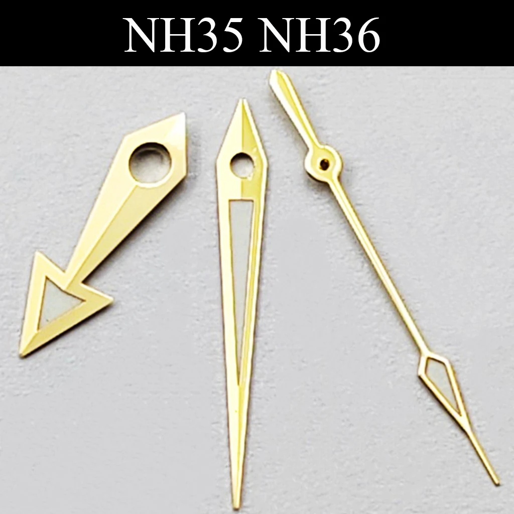 Watch Hands Green Luminous Fit NH35 NH36 ETA2824 2836 Miyota 8215 8205 821A DG2813 Automatic Movement Accessories Parts - view 3