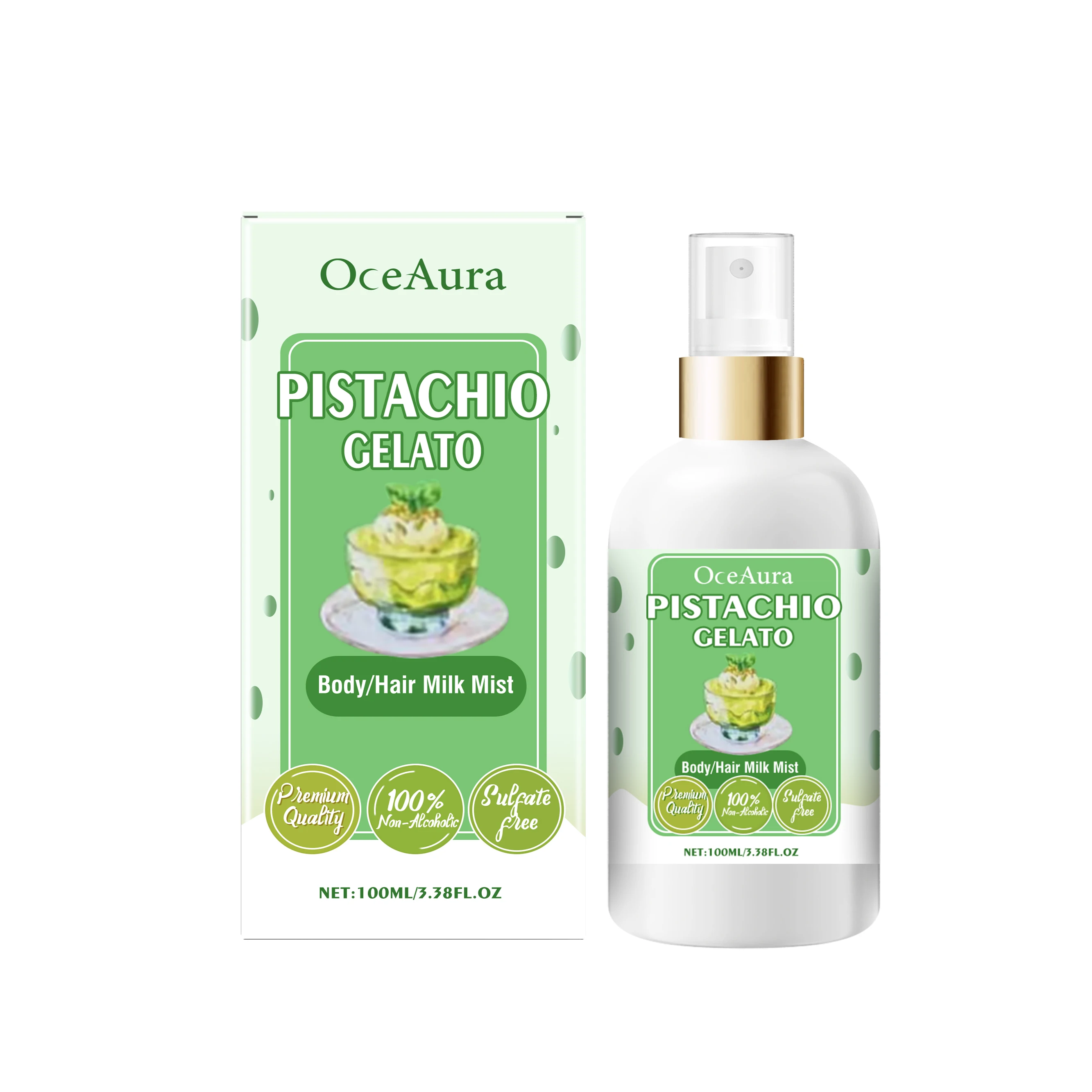 

OceAura Body Moisturizing Spray Series Moisturizing And Refreshing All Over Hair Treatment Spray 2pcs