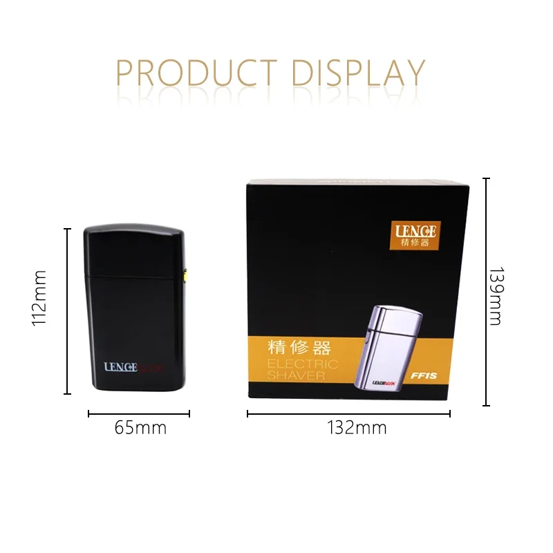 Машинка для стрижки волос Lence Pro FF1S, металлический корпус, 0 мм, 9300 об/мин