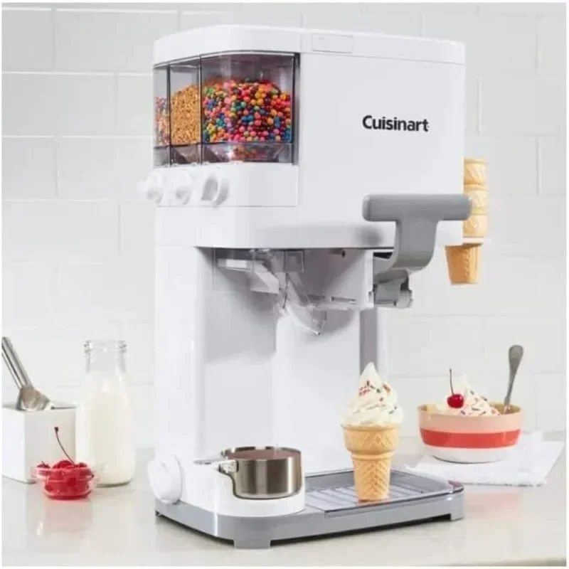 -Soft Sere Ice Crea hine- ix It In Ice Crea aker For Frozen Yogurt, Sorbet, Gelato, Drinks 1.5 Quart