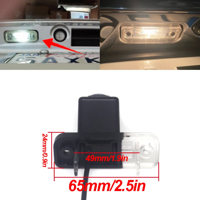 CCD Full HD Night Vision Waterproof High quality RCA For Mercedes Benz CLK270 CLK320 CLK350 CLK500 CLK55 63 AMG 2002~2008 2009