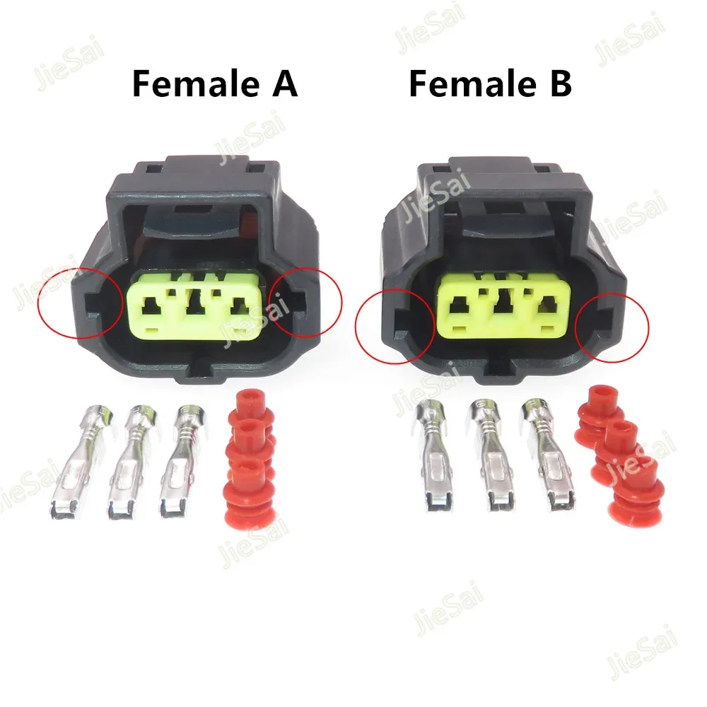 Tyco Amp 3 Pin Pico 5716PT 1996-On Alternator Three Lead Wiring Pigtail 1U2Z-14S411-TA Wire Connector 184032-1 184034-1 184311-1