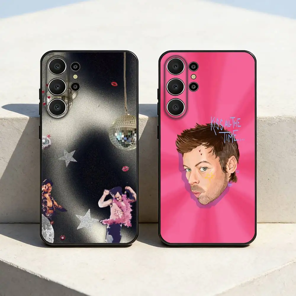 H-Harry Love All The Way S-Styles Phone Case For Samsung S26,S25,24,23,22,30,21,10,9,Ultra,Plus,Lite,Black Soft Case