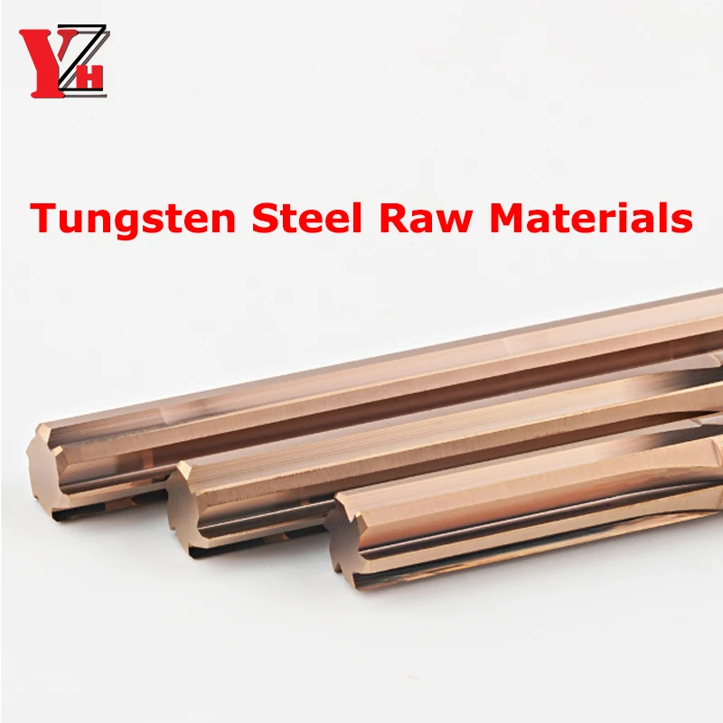 YZH Machine Reamer HRC60  Coated Straight Groove 3/4/6F Tolerance H7 Harened Steel Metal Cutter CNC Inner Hole 1mm ~10mm