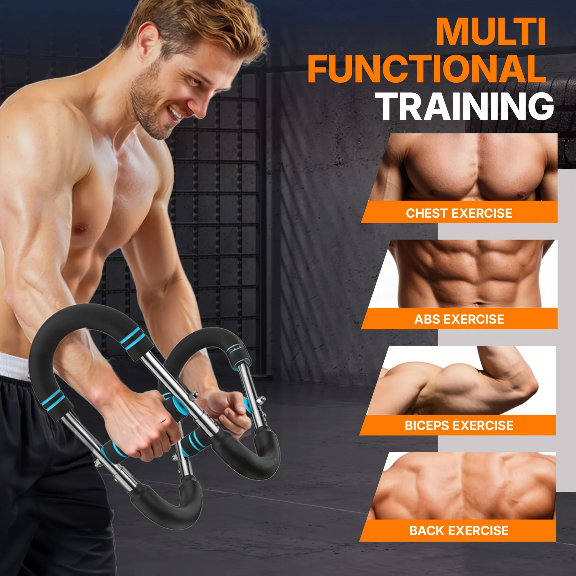 Portable U Shape Arm Exerciser - огляд і ціна Home Gym Upper Body Workout