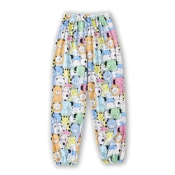 Women's casual pants Spring/Summer Pop Animal Print Loose-Fitting Tropical Vacation Style Pants Adult Trousers