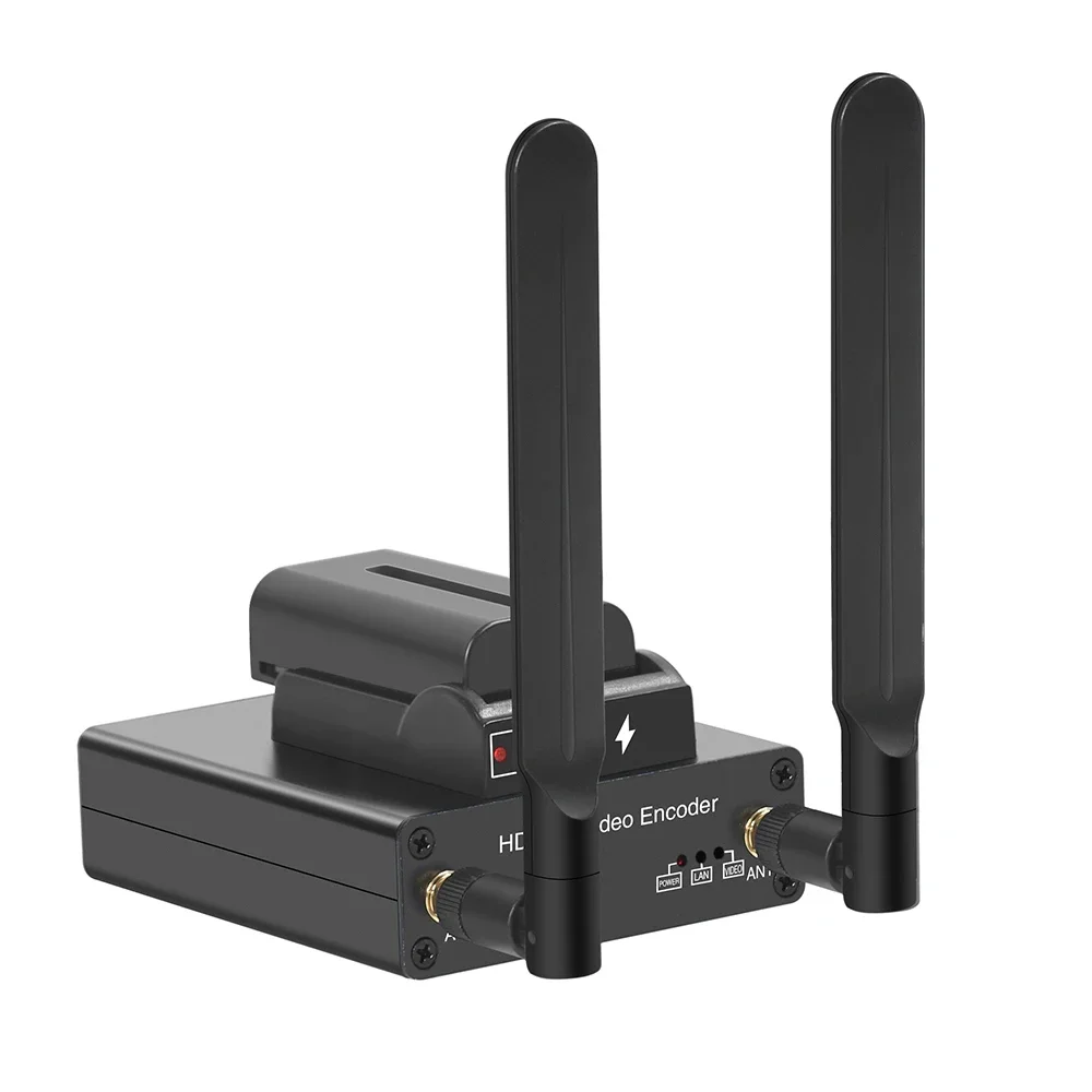 H.264 Encoder Battery Portable for Use Wifi IP Encoder for Streaming or NVR Streaming air with Camera