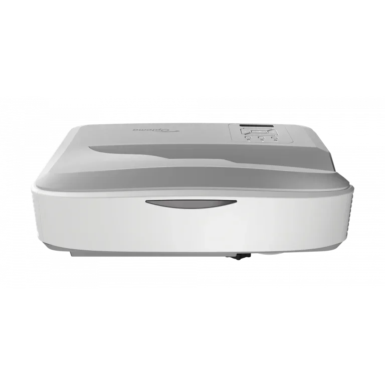 Proyector Láser Optoma de Tiro Ultra Corto WUXGA 4500 Lúmenes, Luz Láser Inteligente 3D para Exteriores, Proyector 4K