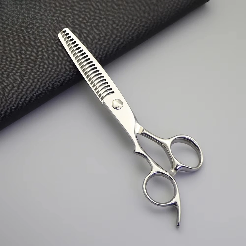 Professional 6 Inch Left Hand Barber Scissors Set VG10 Scissors with 30% Rate Thinning Shears for Salon Use
