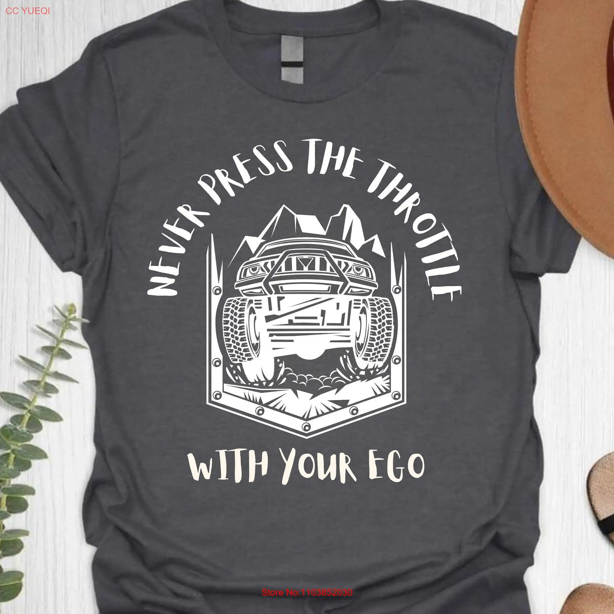 Футболка для внедорожника American Offroad SUVs 4x4 Fun начинается, когда 4-колесный грузовик с длинными или короткими рукавами