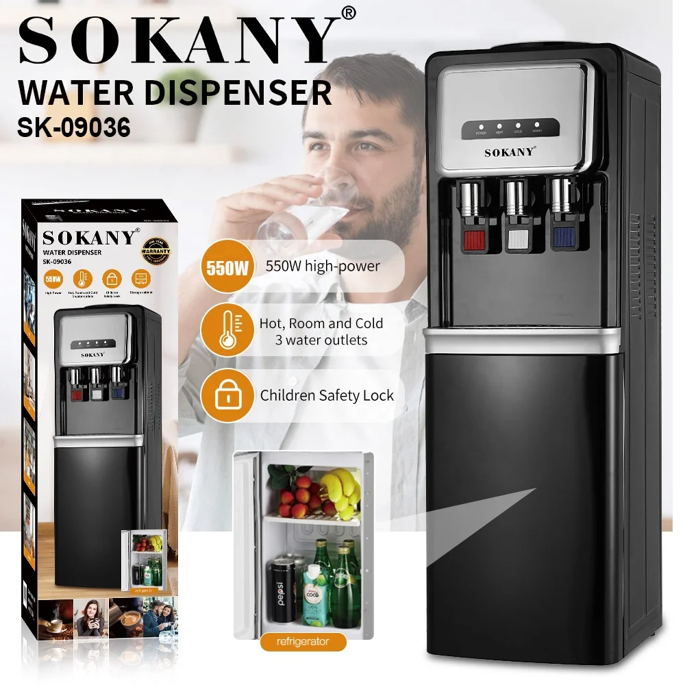 sokany Compressor Cooling drinking bottled Hot And Cold Water Cooler Machine buy Water Dispensers