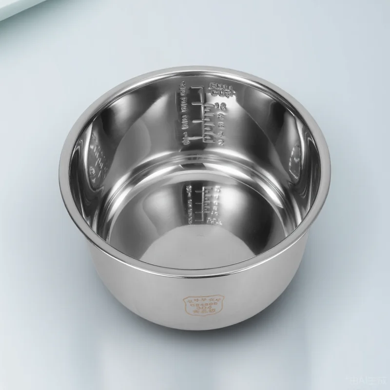 

Stainless Steel Rice Cooker Inner Pot Replacement Large Capacity Multi-Use Kitchenware Electric Cooker Liner