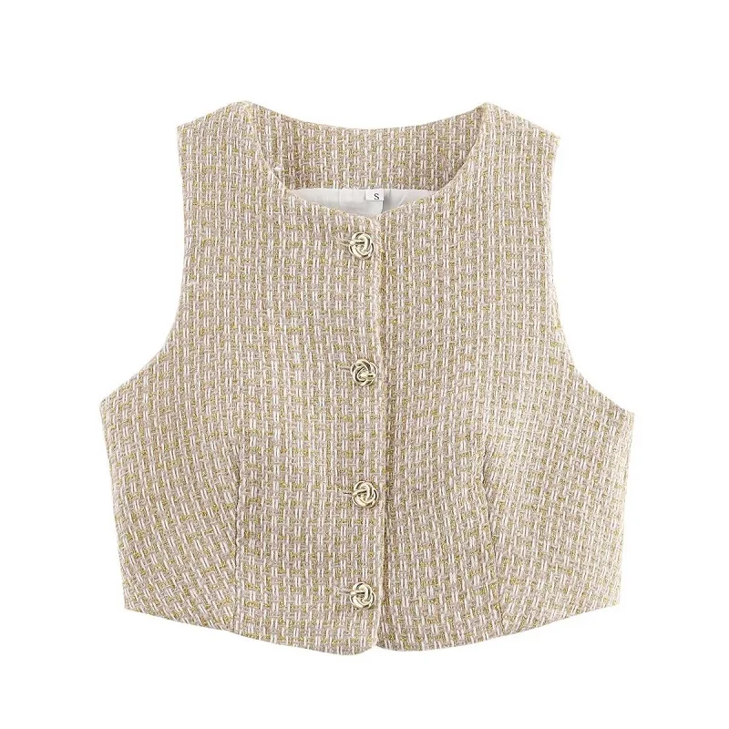 MUJER 2025 ベルトツイードショーツ レディース ハイウエスト ミニスカート ショーツ 女性用 サマーフィットネス レディースショーツ ノースリーブベスト レディース