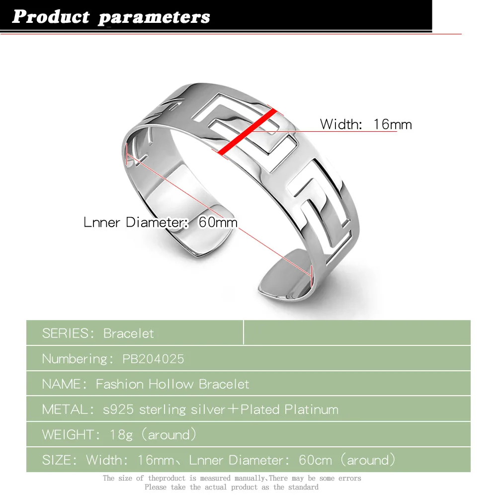 925 Sterling Silver Minimalist Open Cuff Bangle for Women Smooth Polished Sleek Bracelet Timeless Elegant Daily Office Jewelry