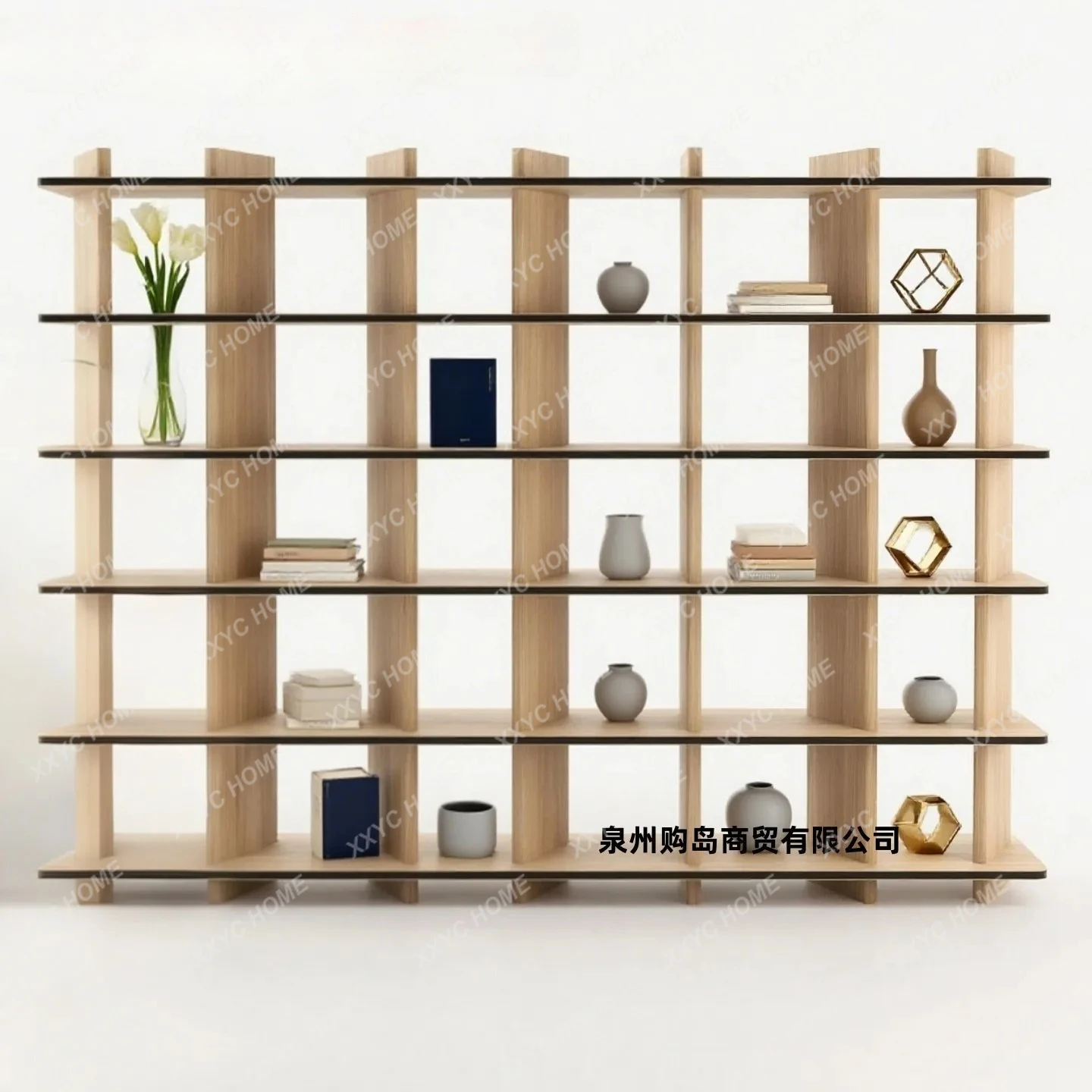 

Книжный шкаф LXMedieval с покраской под старину, от пола до потолка, для гостиной, разделительный шкаф-перегородка