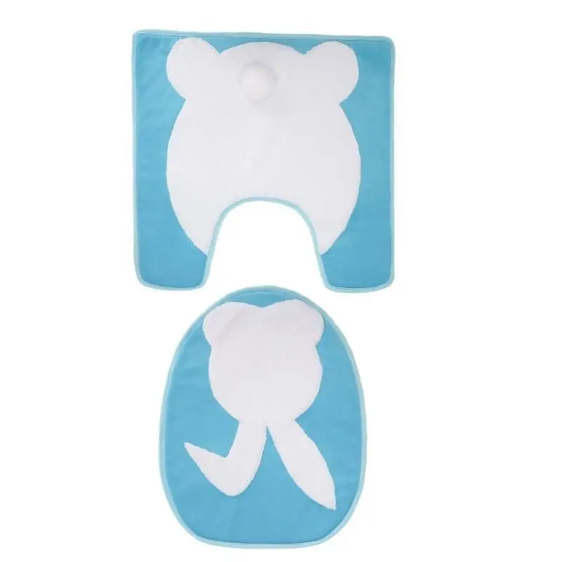 

E8BD Soft Plushes Easters Rabbit Toilet Lid and Tanks Cover Stretchables Cushion for Enhancing Holiday Atmospheres in Bathrooms