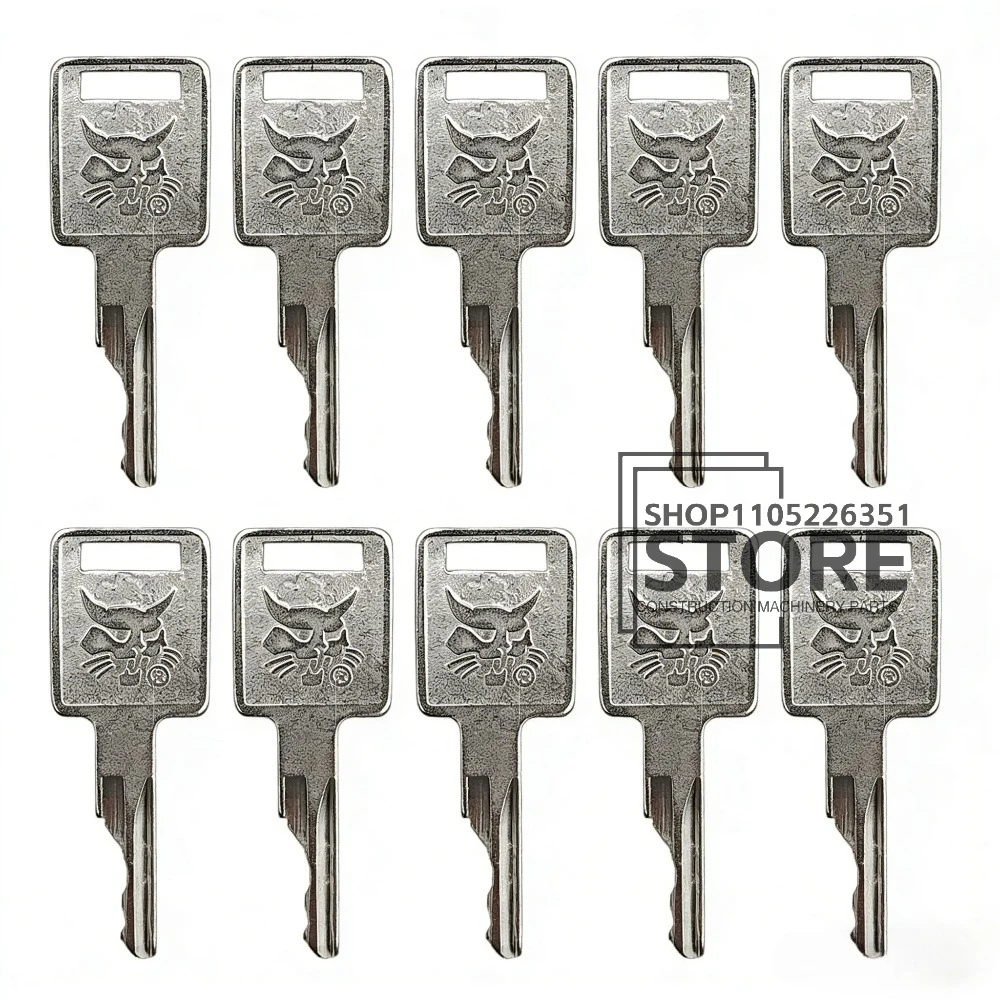 50PCS D250 Excavators Ignition Keys 6693241 For Bobcat Skid Steer Loaders and Mini Excavators Parts