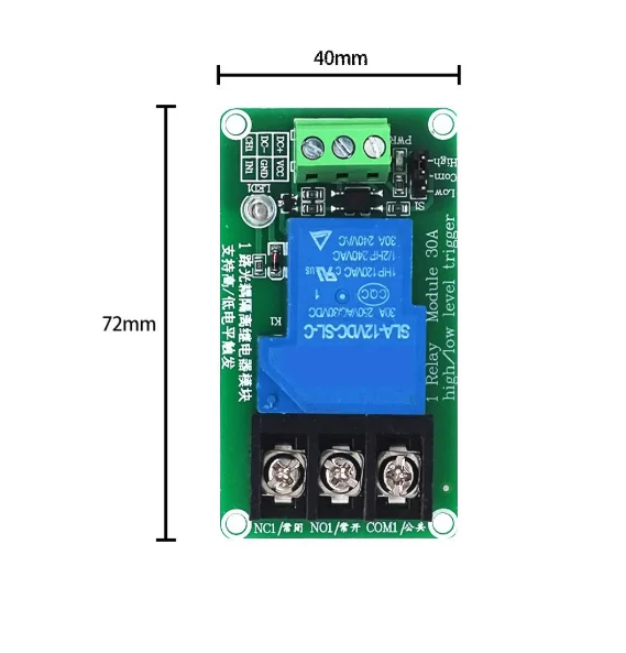 1-channel 2-channel 4-channel 30A high and low level trigger relay module 5V smart home PLC automation control