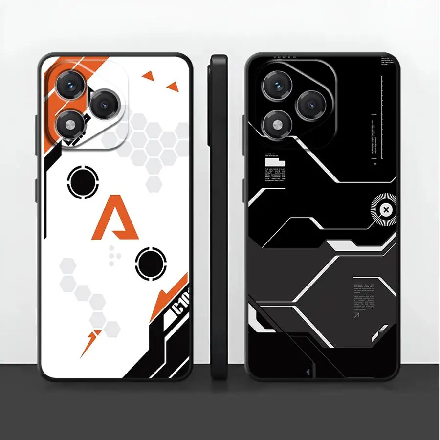 Case for Huawei P20 Lite 2018 P20 P40 Lite P Smart 2019 P30 P20 Pro Funda Phone Cover Retro Mecha Style