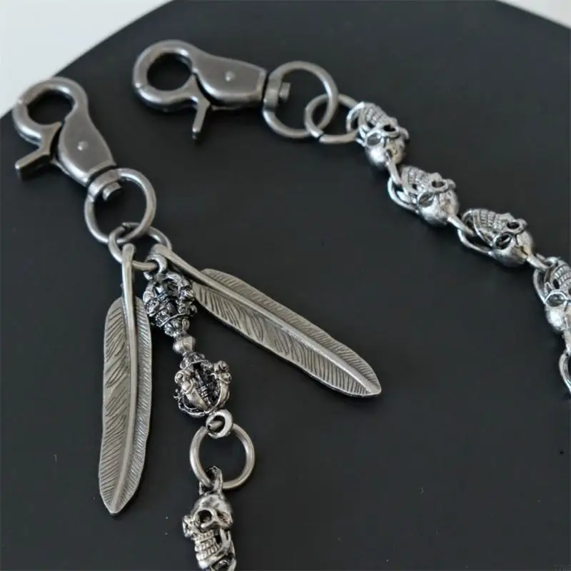 77He Tengkorak Rantai Tengkorak Mode Disesuaikan Rantai Rantai Logam Rantai Rantai Sempurna untuk Manusia