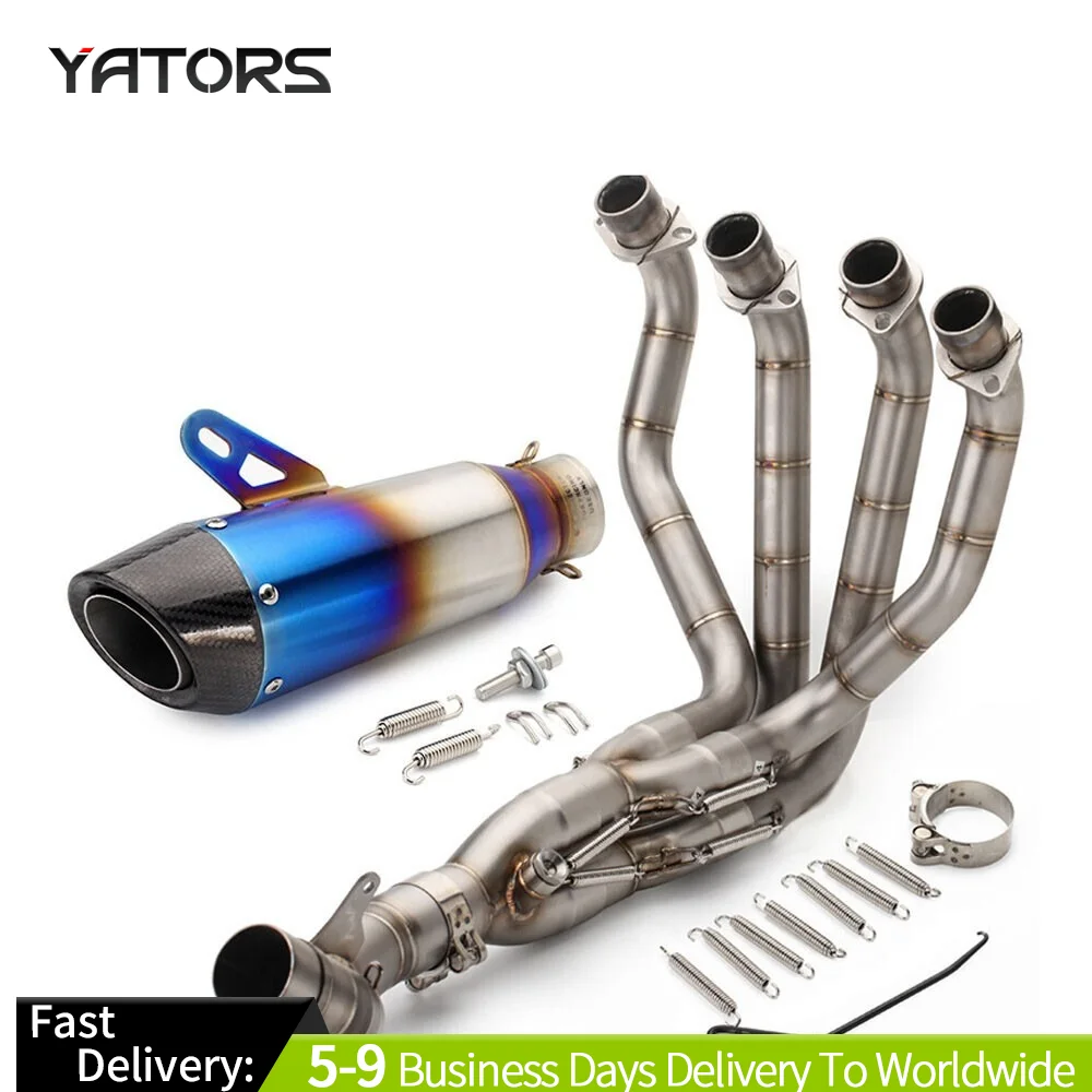 

For Kawasaki Z1000 2010-2020 Full System Exhaust Tips Muffler Front Header Pipe Exhaust Systems Exhausts Pipes