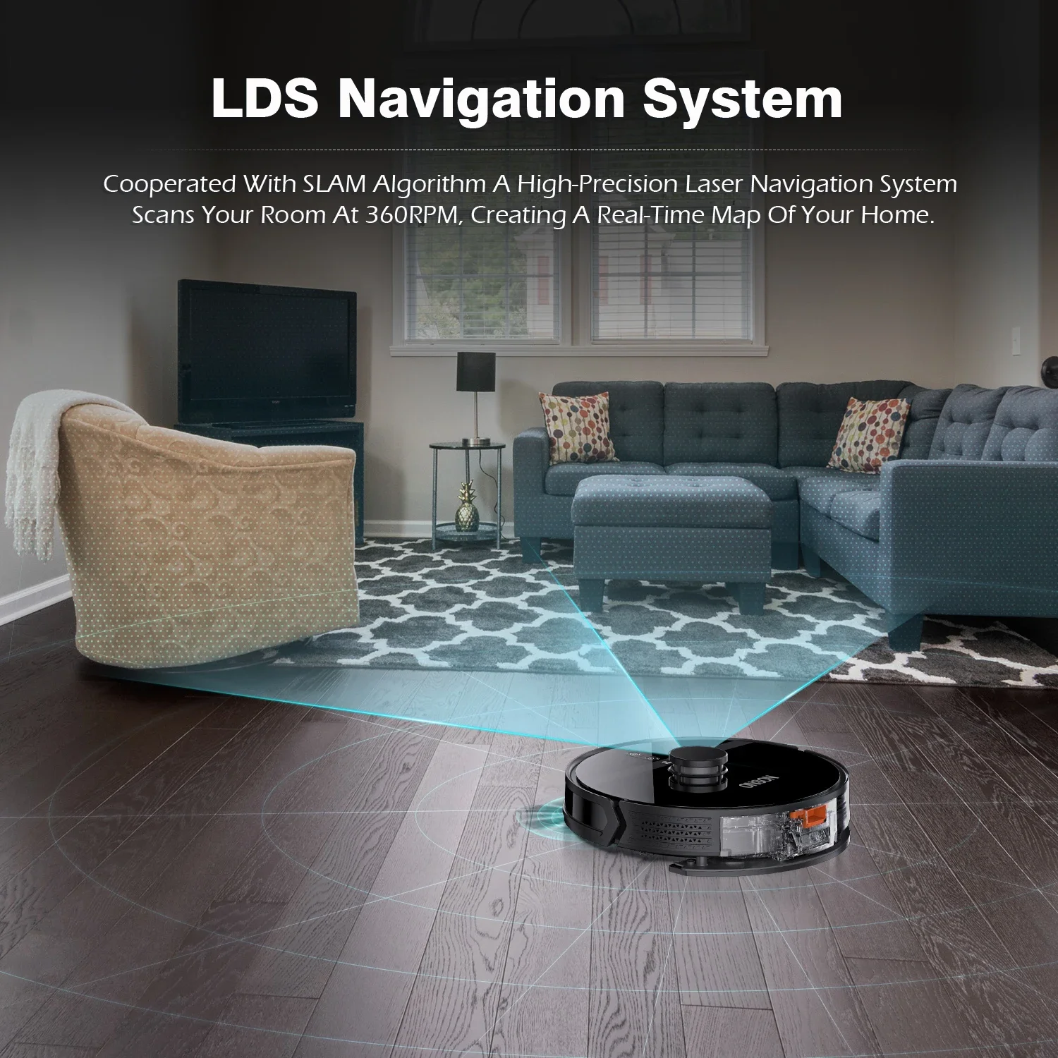 Smart Sweeping Mop Robot Vacuum Cleaner Wireless Remote Control Robotic Vacuum Wholesale Dropship