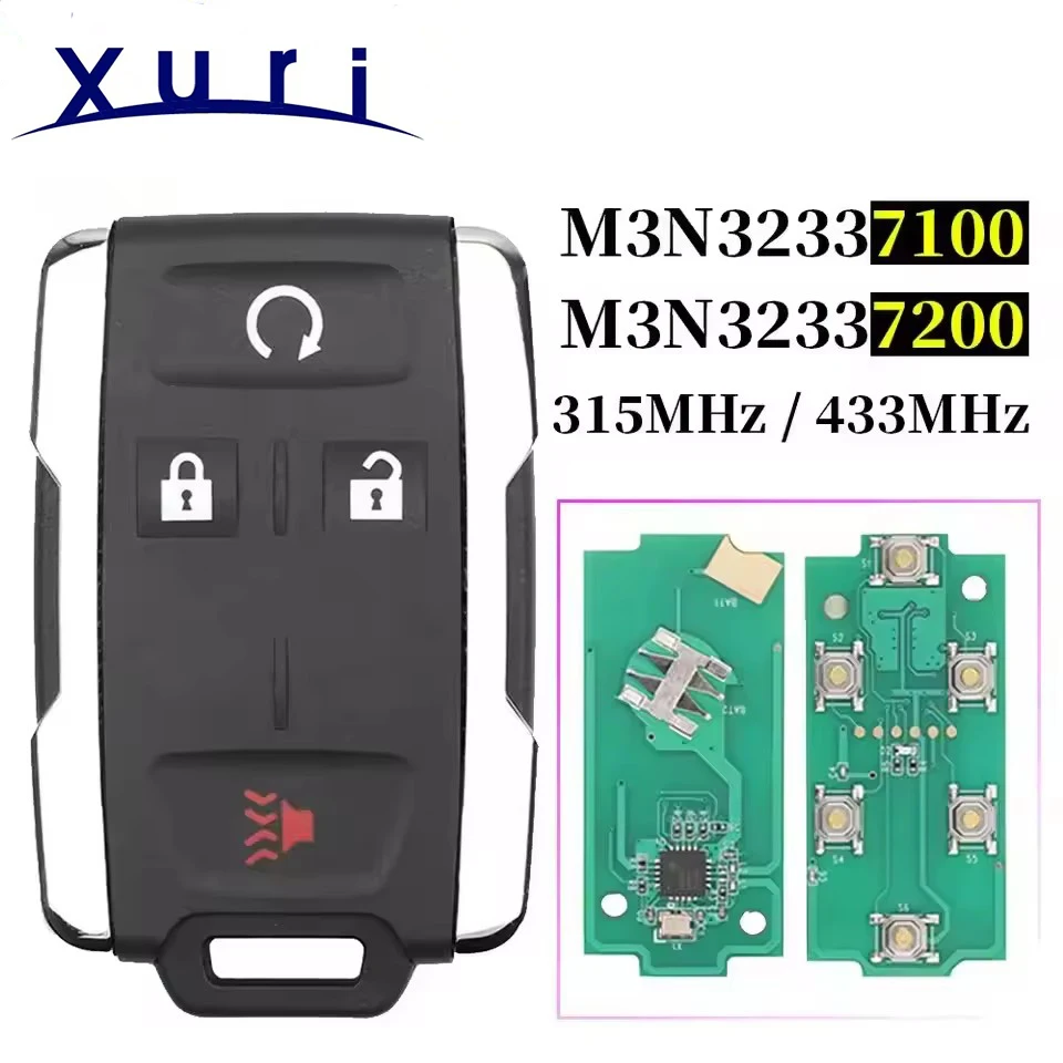 

Xuri Remote Car Key M3N32337100 315Mhz For Chevrolet Silverado 1500 2500 3500 2014 2015 2016 2017 2018 For GMC 3/4/5/6 Button