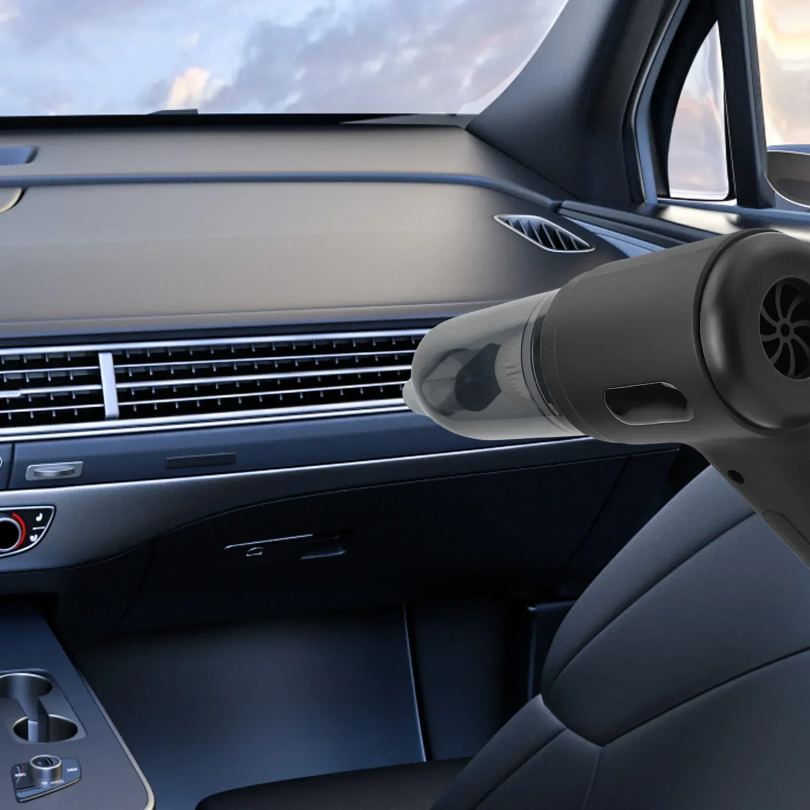 

For Cars Cordless Vacuum About 20*7*22CM Wear-resistant Car Vacuum Cleaner Cordless Vacuum Anti-Corrosion Material