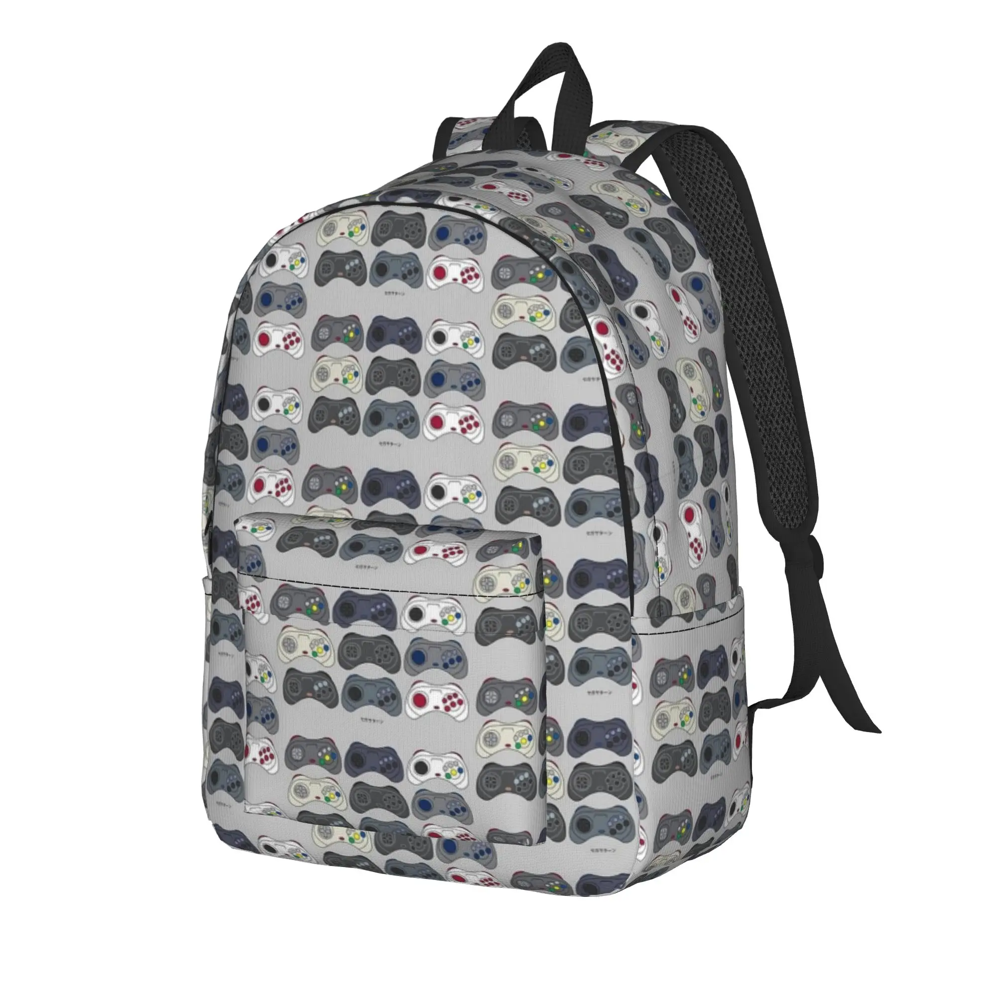 Sega Saturn Japanese Controller Backpack Girl  Pattern Backpacks Polyester Fashion High School Bags Camping Designer Rucksack