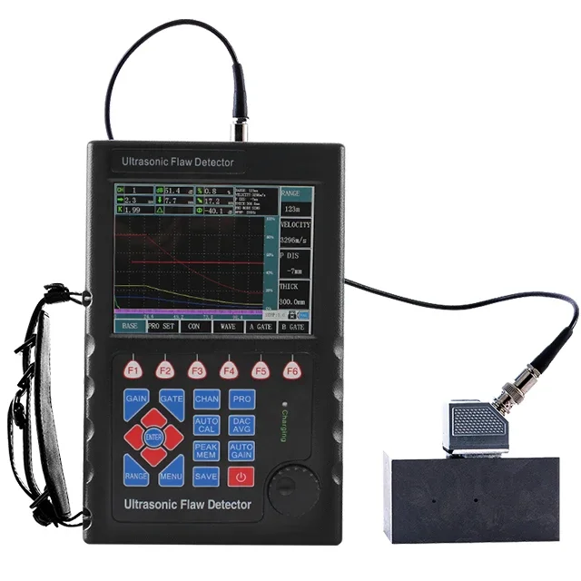 Rilevatore di difetti ad ultrasuoni digitale apparecchiatura di rilevamento di difetti NDT con sonda per ispezione Nde JUT 800