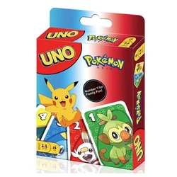 UNO FLIP! Pokemon Board Game Anime Cartoon Pikachu Figure Pattern Family Funny Entertainment uno Cards Games Christmas Gifts