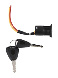 Ebike Ignition Switch Key 2 Wire Position For Electric Scooter E-Bike Lock+Key Replacement Electric Bicycle Accessories