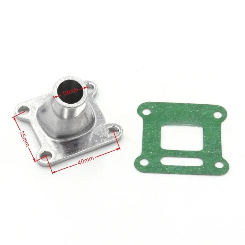 19mm Intake Manifold for 2 Stroke 49cc Mini Dirt Quad Pocket Bike Racing Carburetor Carby