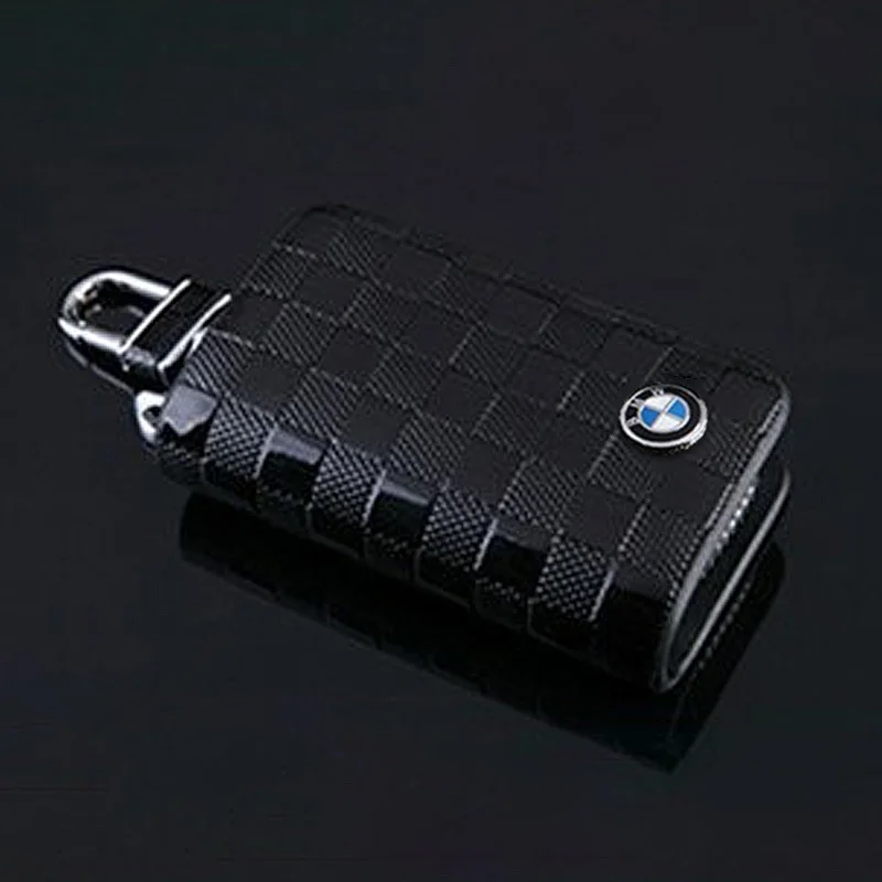 Leather Universal Crocodile Skin Car Key Bag Key Case For BMW 1 2 3 4 5 7 Series X1 X3 X4 X5 X6 X7 F10 F20 F30 G20 G30 F15 F16 view 2