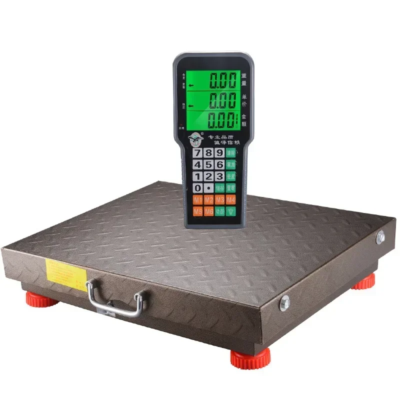 Wireless Electronic Scale Commercial 200kg/300kg/600kg Portable Electronic Scale Commercial Platform Scale