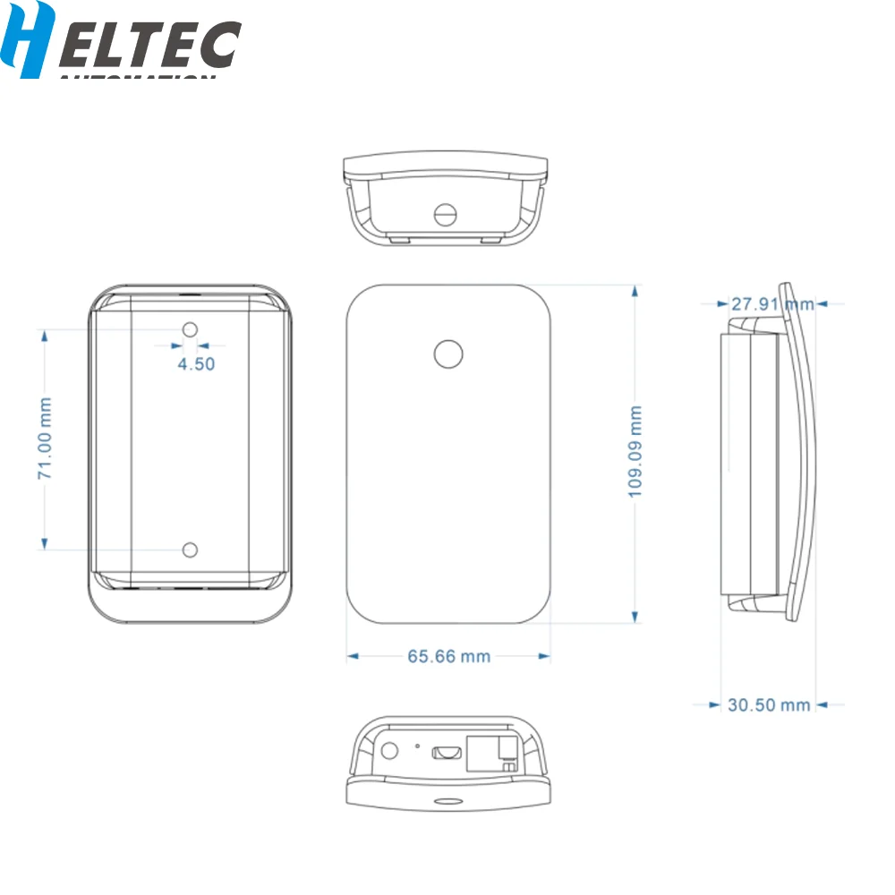 Heltec Wi-Fi HaLow HT-H7608 IEEE 802.11ah เกตเวย์คู่แบนด์ Wi-Fi Extender 3 กม. เกตเวย์ระยะไกลเกียร์เร็วขึ้น