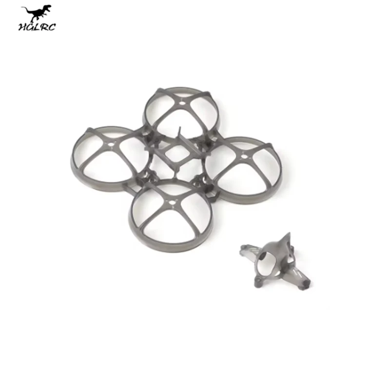 HGLRC Petrel 75 V2 Whoop الإطار 75 مللي متر Unibody ألياف الكربون 1.5 مللي متر سمك الذراع 1102-1204 موتور جبل تصميم القناة المتكاملة #4