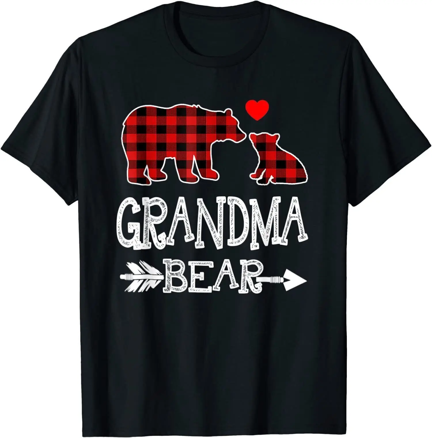 Grandma Bear Christmas Pajama Matching Family Gift Unisex T-Shirt