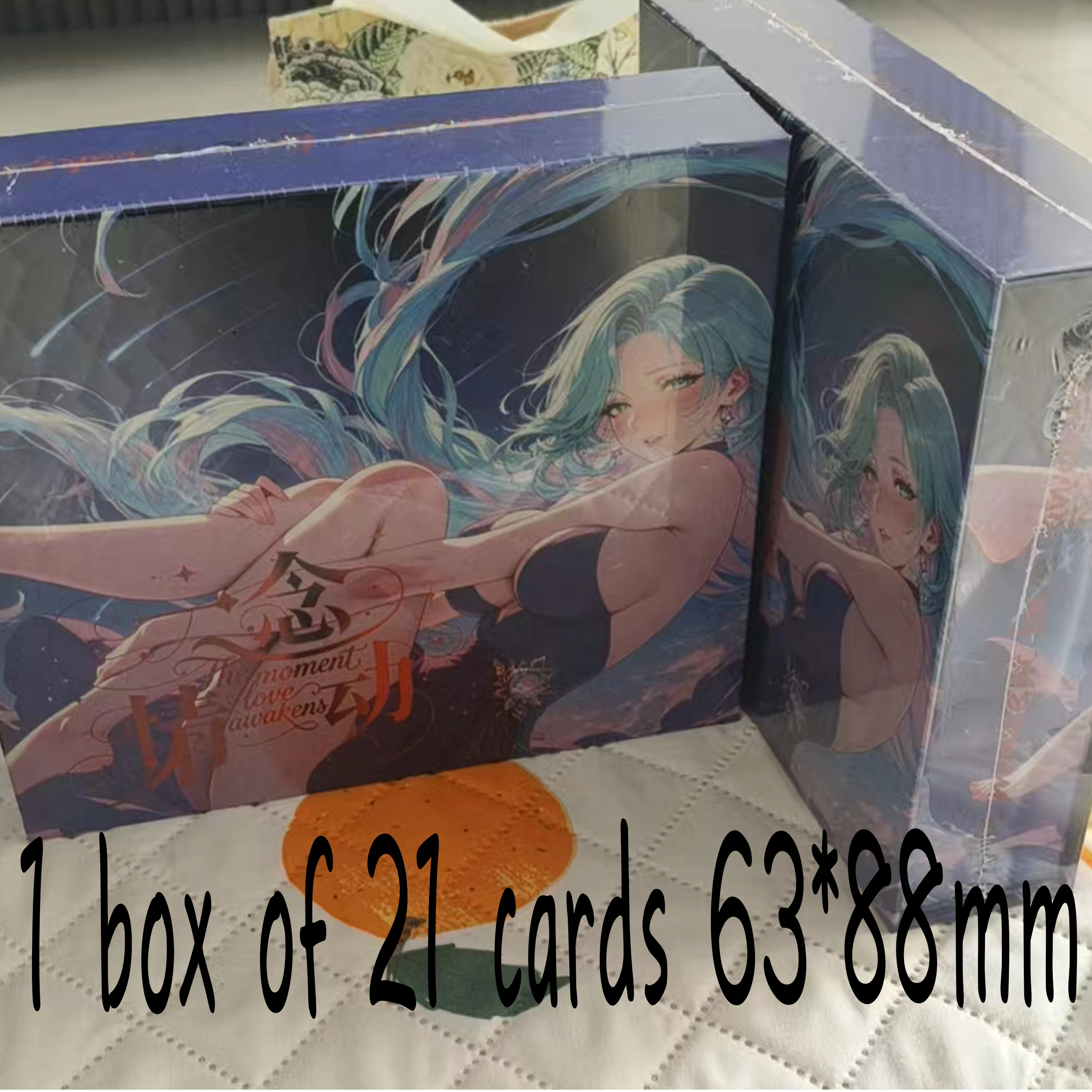 [The moment Love awakens] latest game collectible card anime wife IP character cartoon hobby peripheral art 63*88MM36 boxes