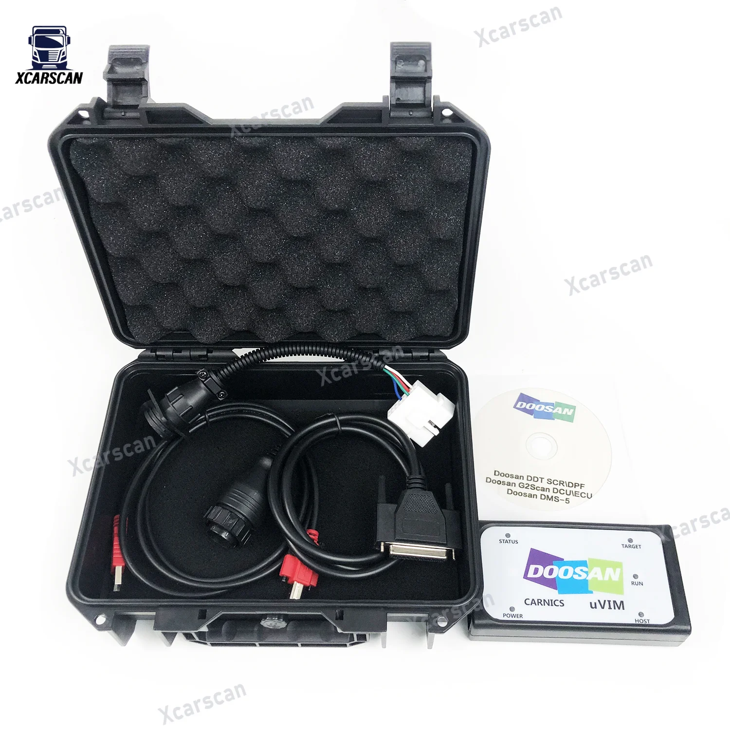 

Мощный диагностический инструмент для Doosan: Комплект сканеров для диагностики, интерфейс связи Uvim для вилочных погрузчиков, экскаваторов, погрузчиков