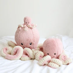 Peluche de pulpo de tamaño personalizado para niños, juguetes de peluche para bebés, cumpleaños, navidad, regalos para niños, lindas muñecas Tako, 2022, 1 ud.